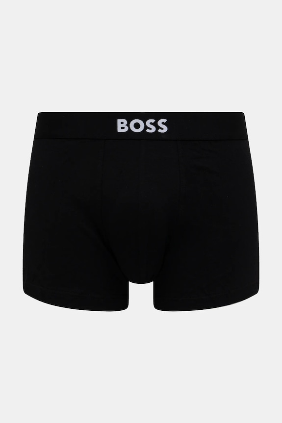 BOSS bokserki męskie bawełniane Trunk 3P BOSS ONE D 3-pack 50549832 czarny SS26