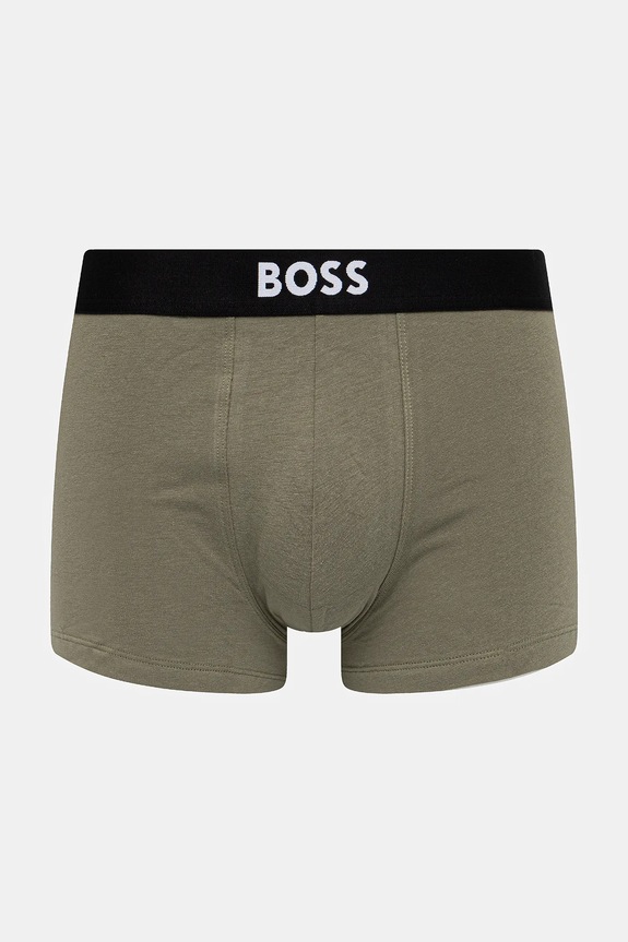 BOSS bokserki męskie bawełniane Trunk 3P BOSS ONE D 3-pack 50549832 czarny SS26