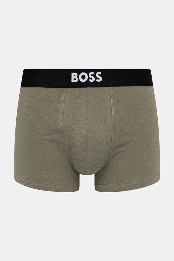 BOSS bokserki męskie bawełniane Trunk 3P BOSS ONE D 3-pack 50549832 czarny SS26