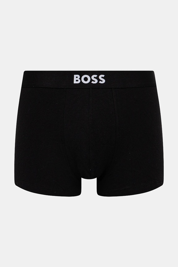 BOSS bokserki męskie bawełniane Trunk 3P BOSS ONE D 3-pack czarny 50549832