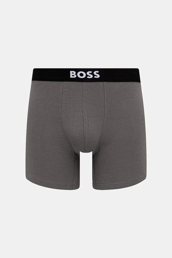 Boxerky BOSS 3-pak BoxerBr3P BOSS ONE D 50549856 sivá AW25