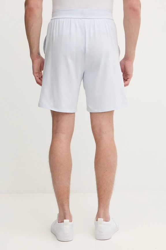 Îmbrăcăminte BOSS șorturi de loungewear pentru bărbați din bumbac cu elastan Unique Shorts CW 50545942 albastru