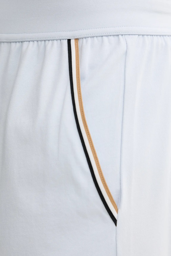 BOSS șorturi de loungewear pentru bărbați din bumbac cu elastan Unique Shorts CW albastru 50545942