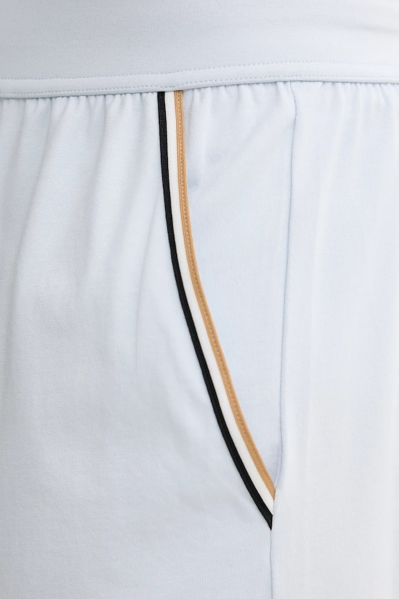 BOSS șorturi de loungewear pentru bărbați din bumbac cu elastan Unique Shorts CW albastru 50545942