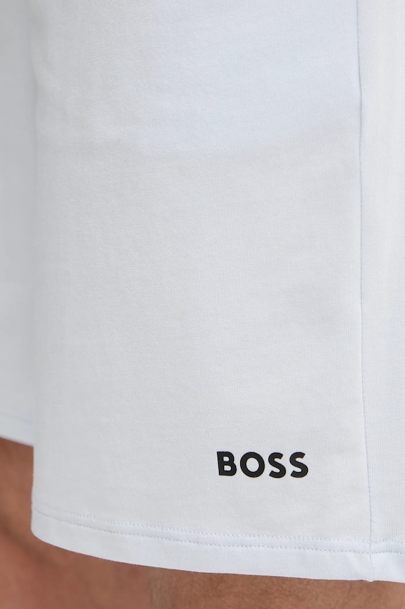 BOSS șorturi de loungewear pentru bărbați din bumbac cu elastan Unique Shorts CW 50545942 albastru