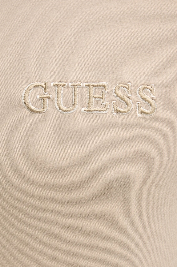 Хлопковый пижамный лонгслив Guess U5RI00.KCAM1 бежевый