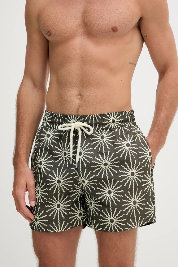 Frescobol Carioca pantaloni scurți de baie verde 2614.849