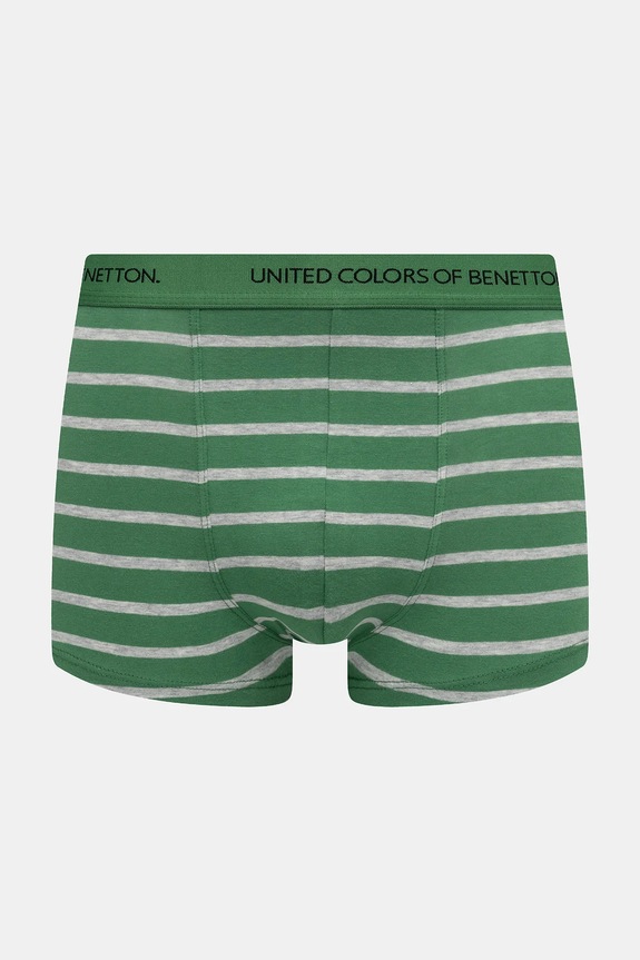 United Colors of Benetton bokserki dzianina zielony 3VPS2X01H