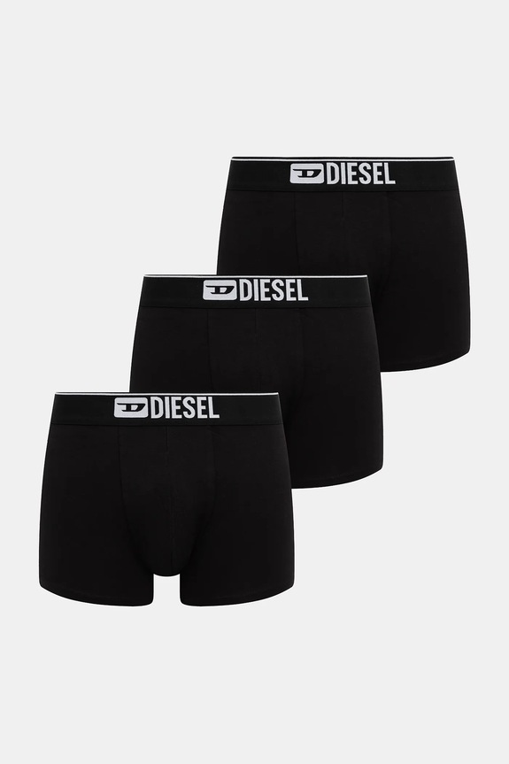 Bokserice Diesel UMBX-SEBASTIANTHREEPAC BOXER-S 3-pack pletivo crna 00SKME.0GDAC