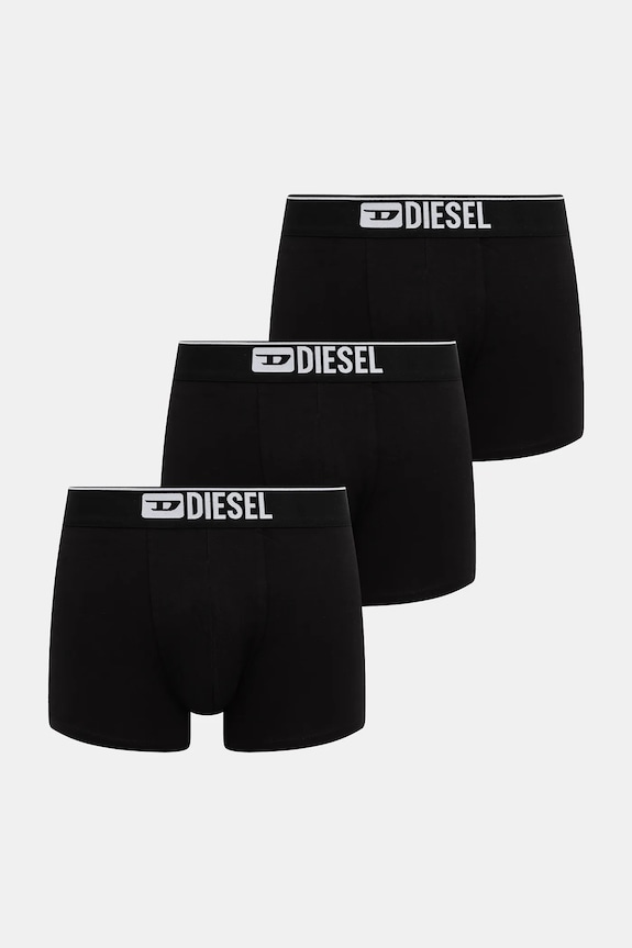 Bokserice Diesel UMBX-SEBASTIANTHREEPAC BOXER-S 3-pack pletivo crna 00SKME.0GDAC