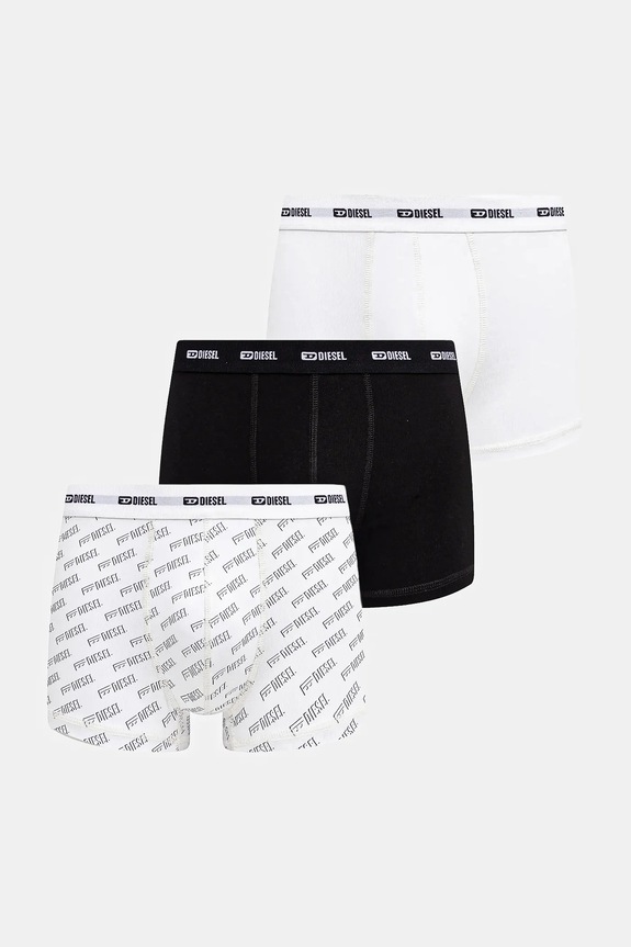 Bokserice Diesel DAMIEN-UTLT-3PACK BOXER 3-pack pletivo crna A17832.0HGBD