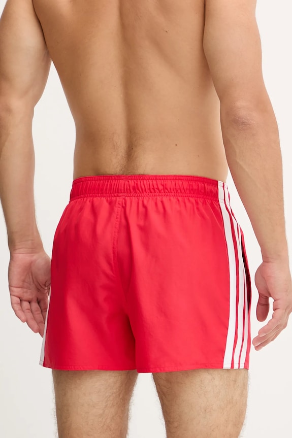 Oblečenie Plavkové šortky adidas 3-Stripes JX5023 červená