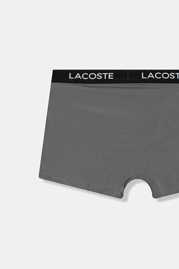 Lacoste bokserki 3-pack 5H2394 szary