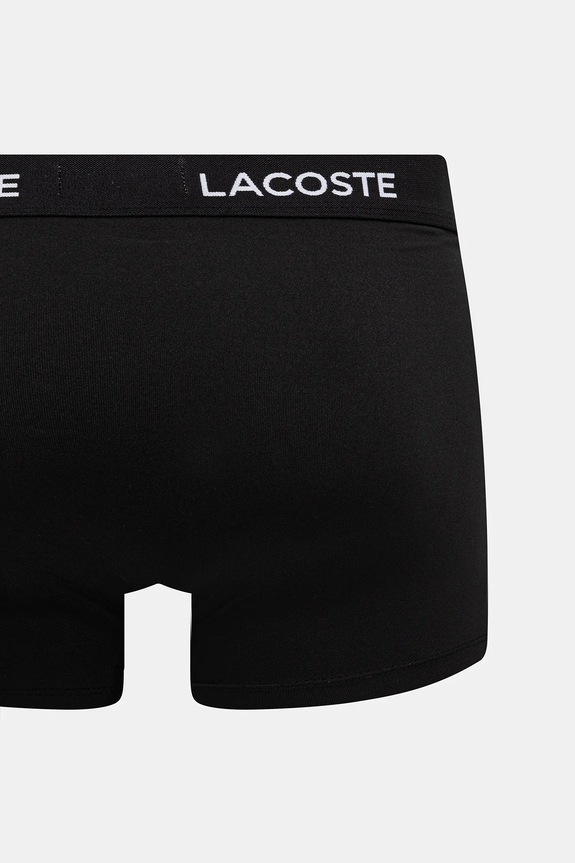 Odzież Lacoste bokserki 3-pack 5H2394 czarny