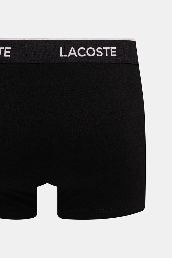 Bokserice Lacoste 3-pack 5H4967 crna