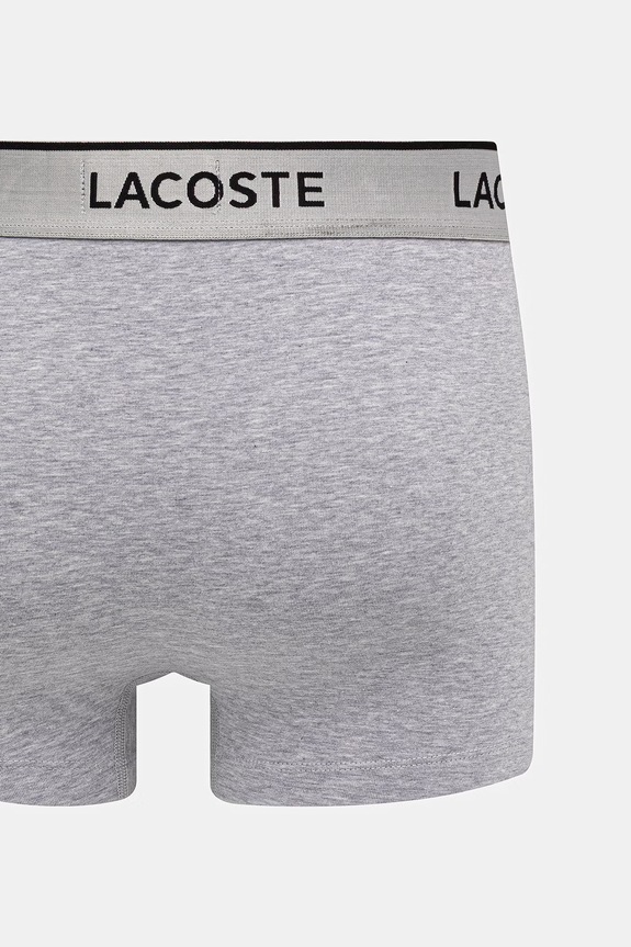 Lacoste bokserki dopasowane męskie z bawełną 3-pack 5H6428