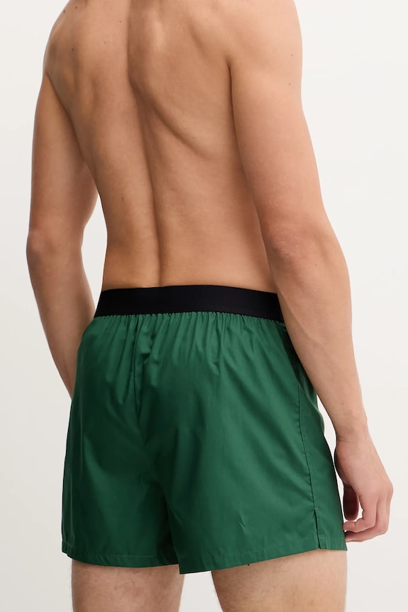 Lacoste boxeri de bumbac 3-pack verde 7H4961