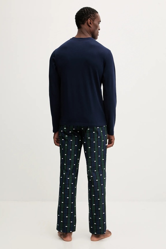 Abbigliamento Lacoste pigiama 4H5021 blu navy