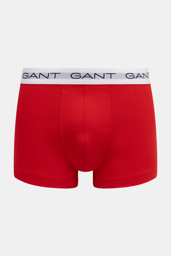 Gant bokserki dopasowane męskie 3-pack biały 900023003