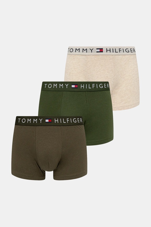 Tommy Hilfiger bokserki 3-pack dzianina zielony UM0UM03521