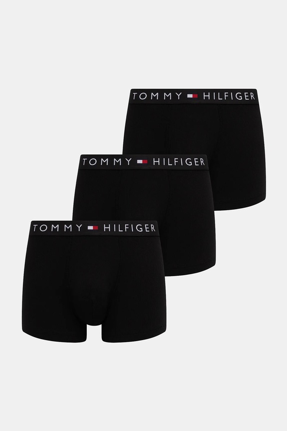 Μποξεράκια Tommy Hilfiger 3-pack μελανζέ μαύρο UM0UM03622