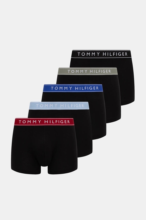 Tommy Hilfiger boxer pacco da 5 maglia nero UM0UM03692