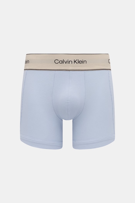 Calvin Klein Underwear boxerky pánske bavlnené s elastanom 3-pak LV00NB4446 modrá SS26