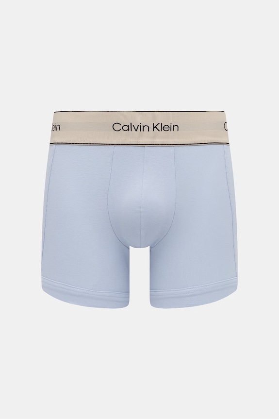 Calvin Klein Underwear boxerky pánske bavlnené s elastanom 3-pak LV00NB4446 modrá SS26