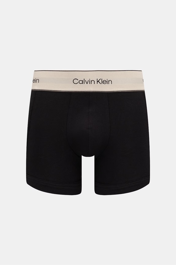 Calvin Klein Underwear boxerky pánske bavlnené s elastanom 3-pak modrá LV00NB4446