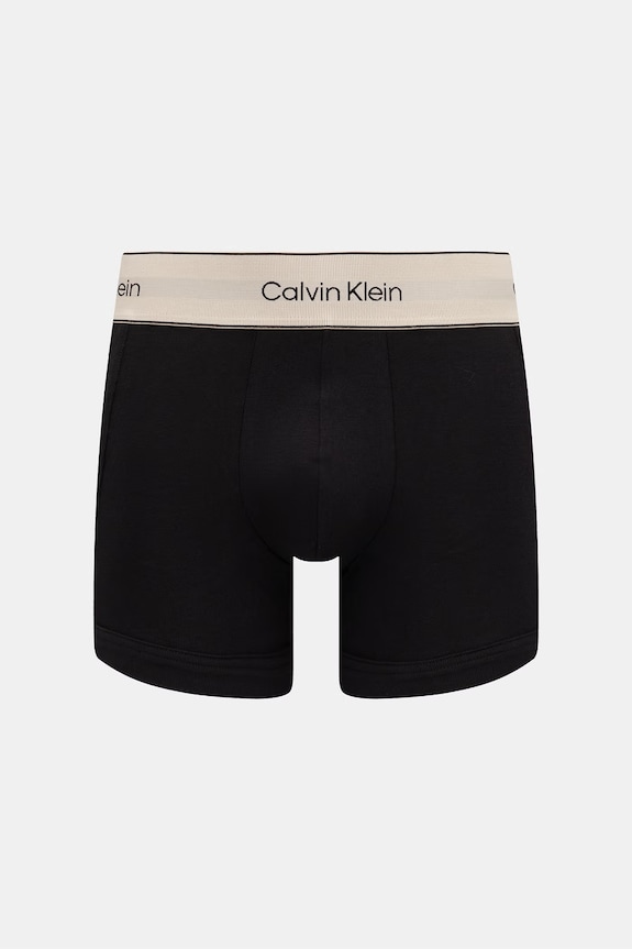 Calvin Klein Underwear boxerky pánske bavlnené s elastanom 3-pak modrá LV00NB4446