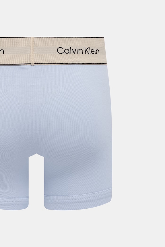 Calvin Klein Underwear boxerky pánske bavlnené s elastanom 3-pak LV00NB4446 modrá