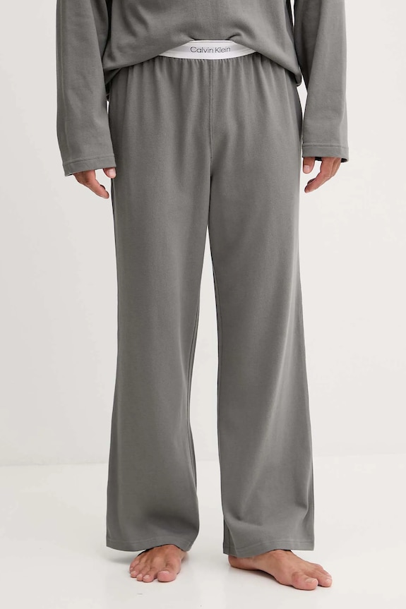 Abbigliamento Calvin Klein Underwear pigiama in lana LV00NM2951 grigio