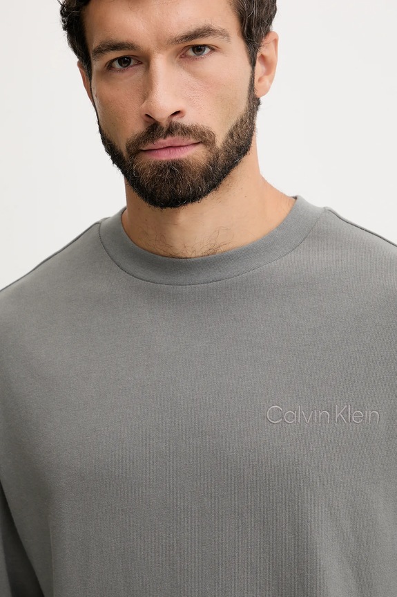 Calvin Klein Underwear pigiama in lana LV00NM2951 grigio