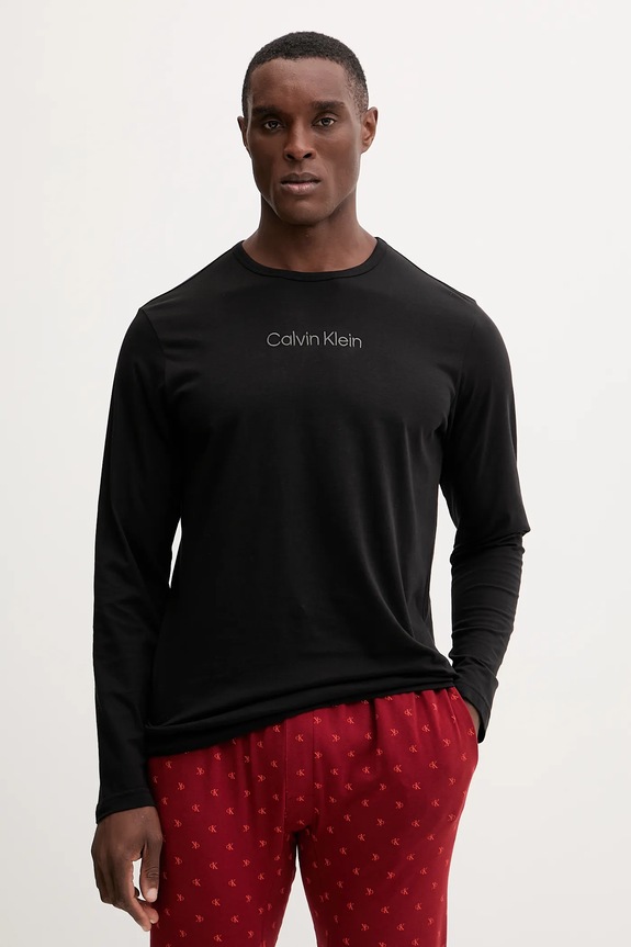 Pyžamo Calvin Klein Underwear LV00NM2957 černá AW25