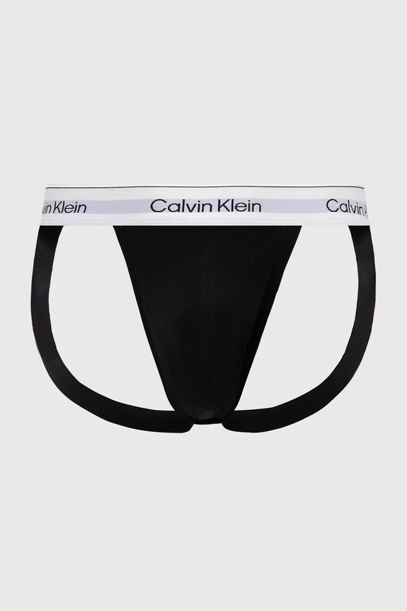 Calvin Klein Underwear pánske bavlnené s elastanom 3-pak LV00NB4382 čierna AW25