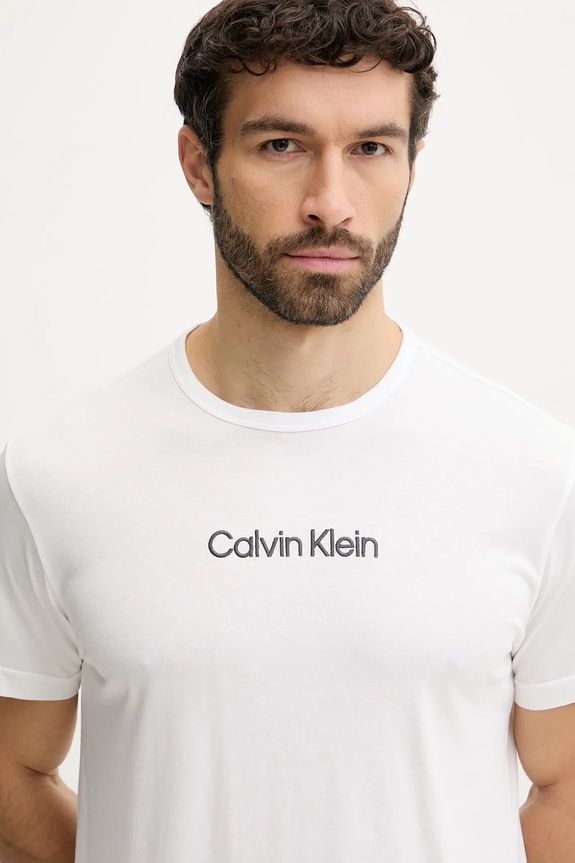 Bavlněné pyžamo Calvin Klein Underwear LV00NM2960 šedá