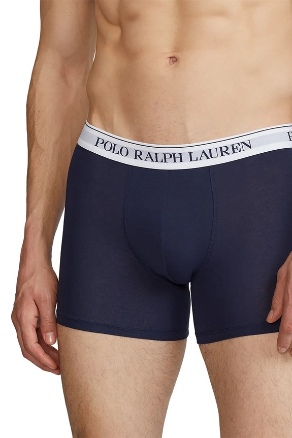 Ρούχα Polo Ralph Lauren μποξεράκι Ανδρικό βαμβακερό με ελαστάν 3-pack 714830300 σκούρο μπλε