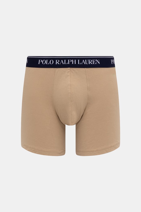 Îmbrăcăminte Polo Ralph Lauren boxeri pentru bărbați din bumbac cu elastan pachet de 3 714830300 bej