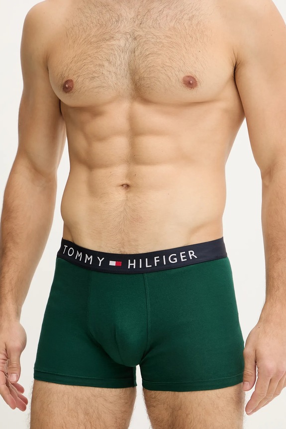 Oblečenie Pyžamový komplet Tommy Hilfiger UM0UM03036 zelená