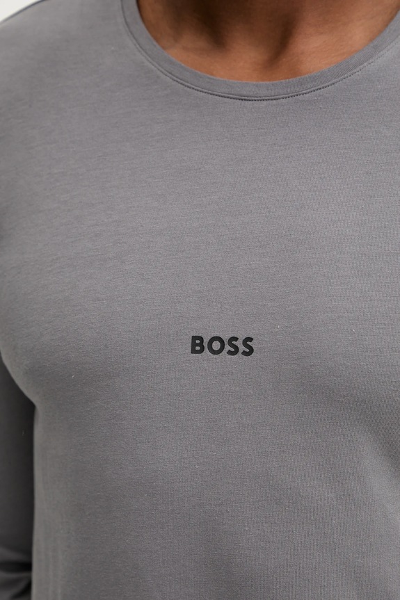 BOSS longsleeve lounge Unique LS-Shirt 50550484 gri
