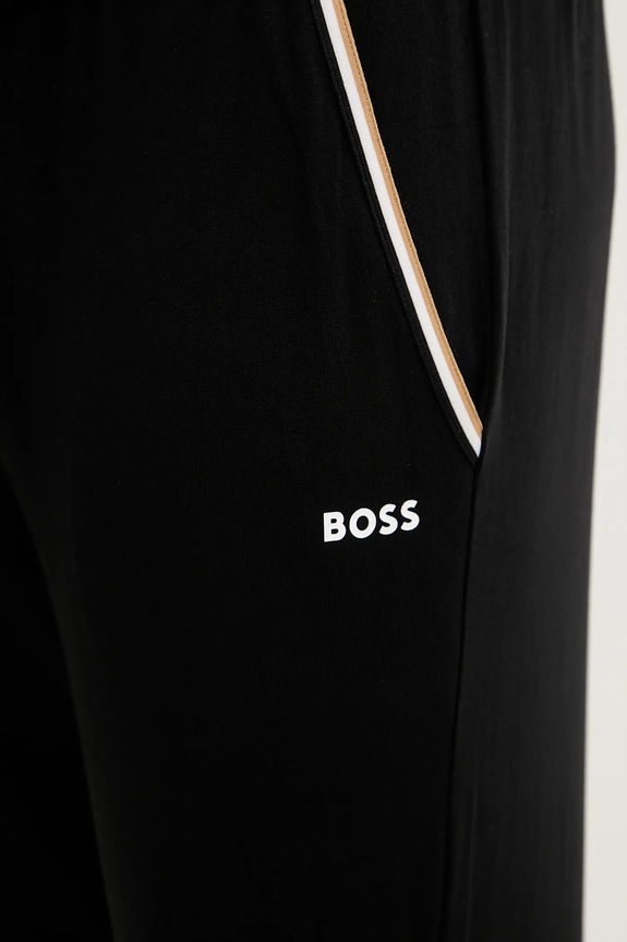 BOSS pantaloni de lounge Unique Pants Cuff CW negru 50550485