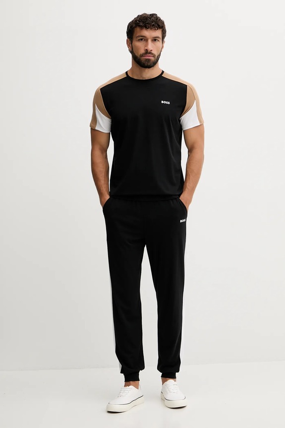 BOSS pantaloni de lounge Balance Pants 50550492 negru AW25