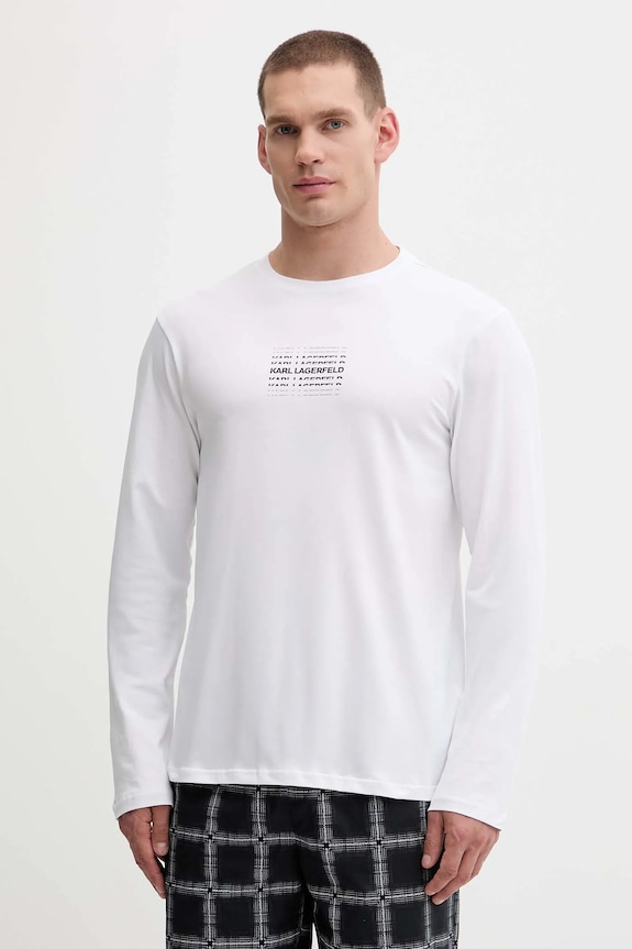 Pyžamo Karl Lagerfeld A4M45001 biela AW25