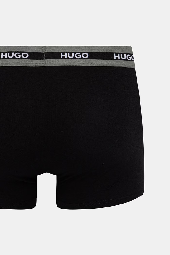 HUGO boxerky pánske s bavlnou TRUNK TR PLANET DES 3-pak 50545668