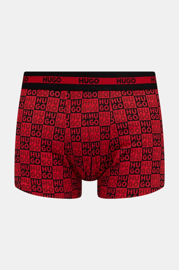 Odzież HUGO bokserki męskie z bawełną TRUNK TR PLANET DES 3-pack 50545668 czarny