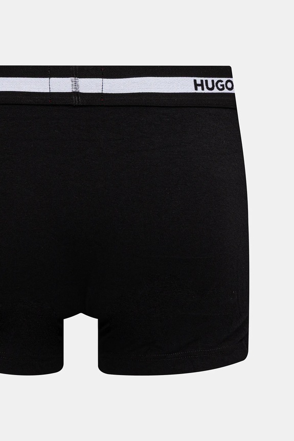 HUGO bokserki męskie z bawełną TRUNK TR PLANET DES 3-pack 50545668