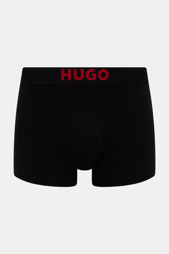 Boxerky HUGO 3-pak TRUNK TRIPLET GIFT čierna 50549140