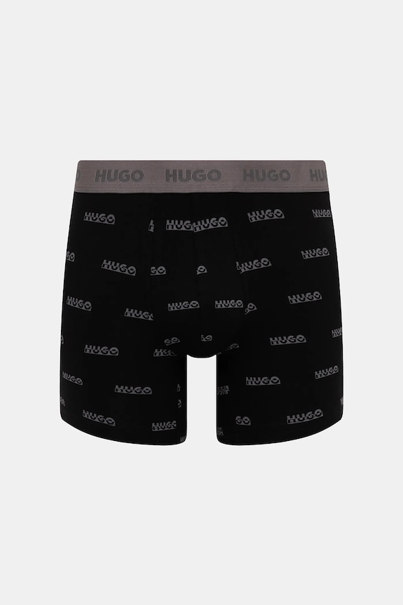 HUGO boxeri 3-pack BOXERBR TRIPLET GIFT 50549177 negru AW25