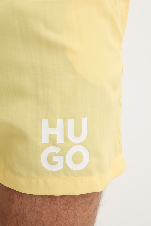 HUGO купальные шорты для мужчин PAOLO 50545464 жёлтый