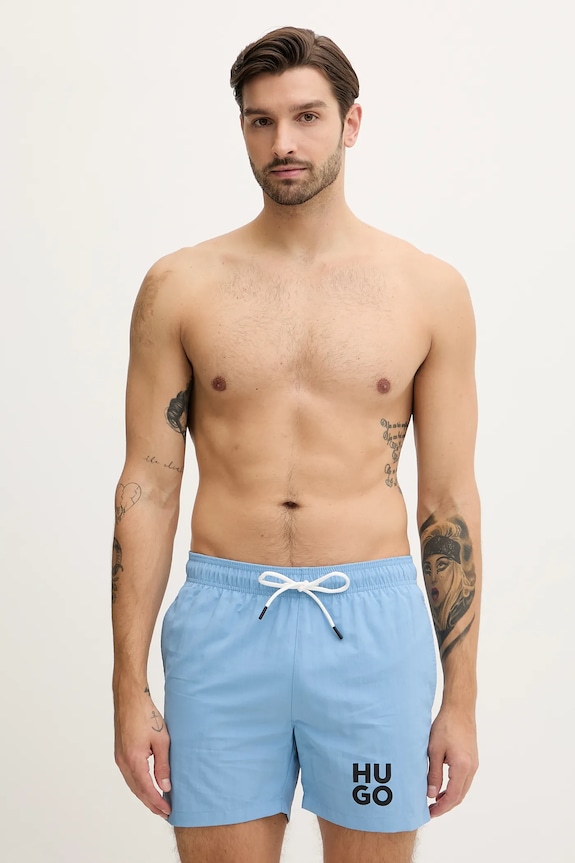HUGO pantaloni scurți de baie bărbați PAOLO albastru 50545464